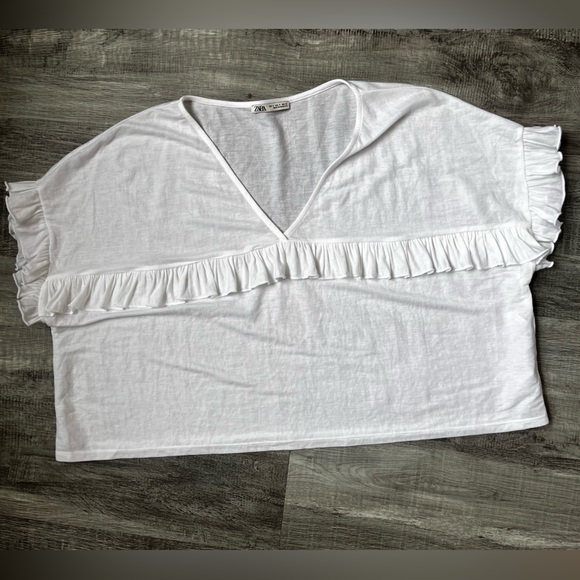 White Summer Boho Shirt - Picture 5 of 5